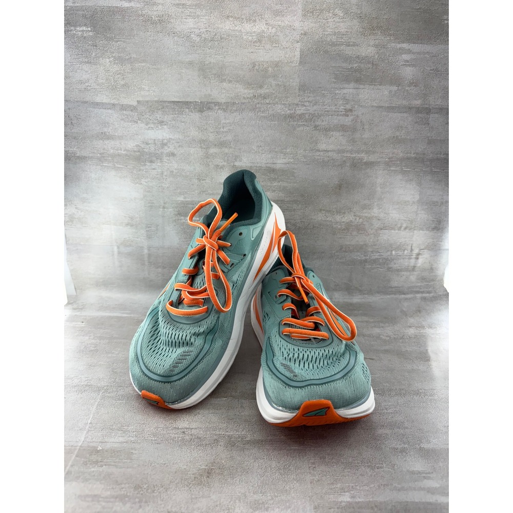 Altra Paradigm 6 Women Sz 8.5 Teal Orange Running Shoes AL0A5484305